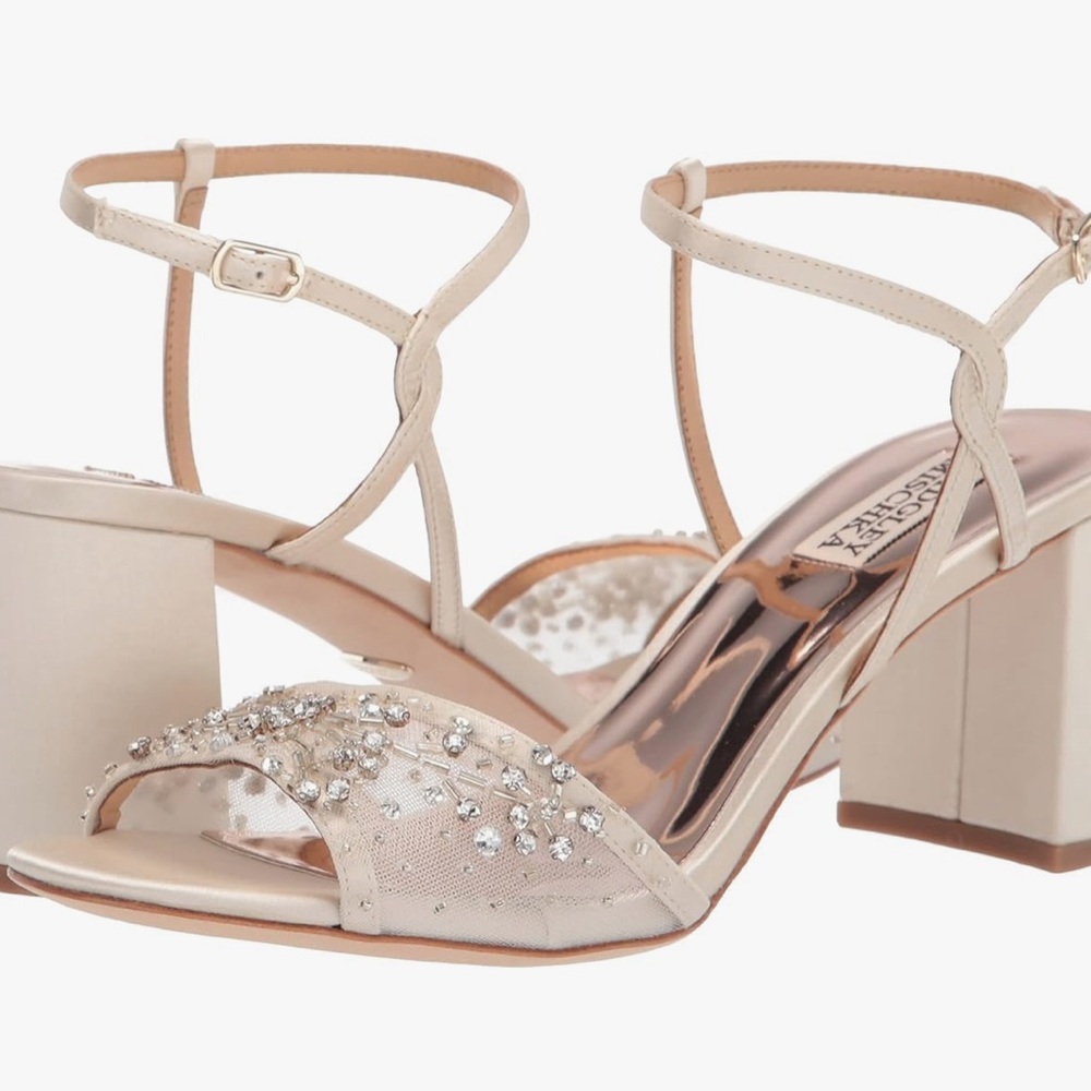 Badgley Mischka Women's Blaine Block Heel Sandal Heeled